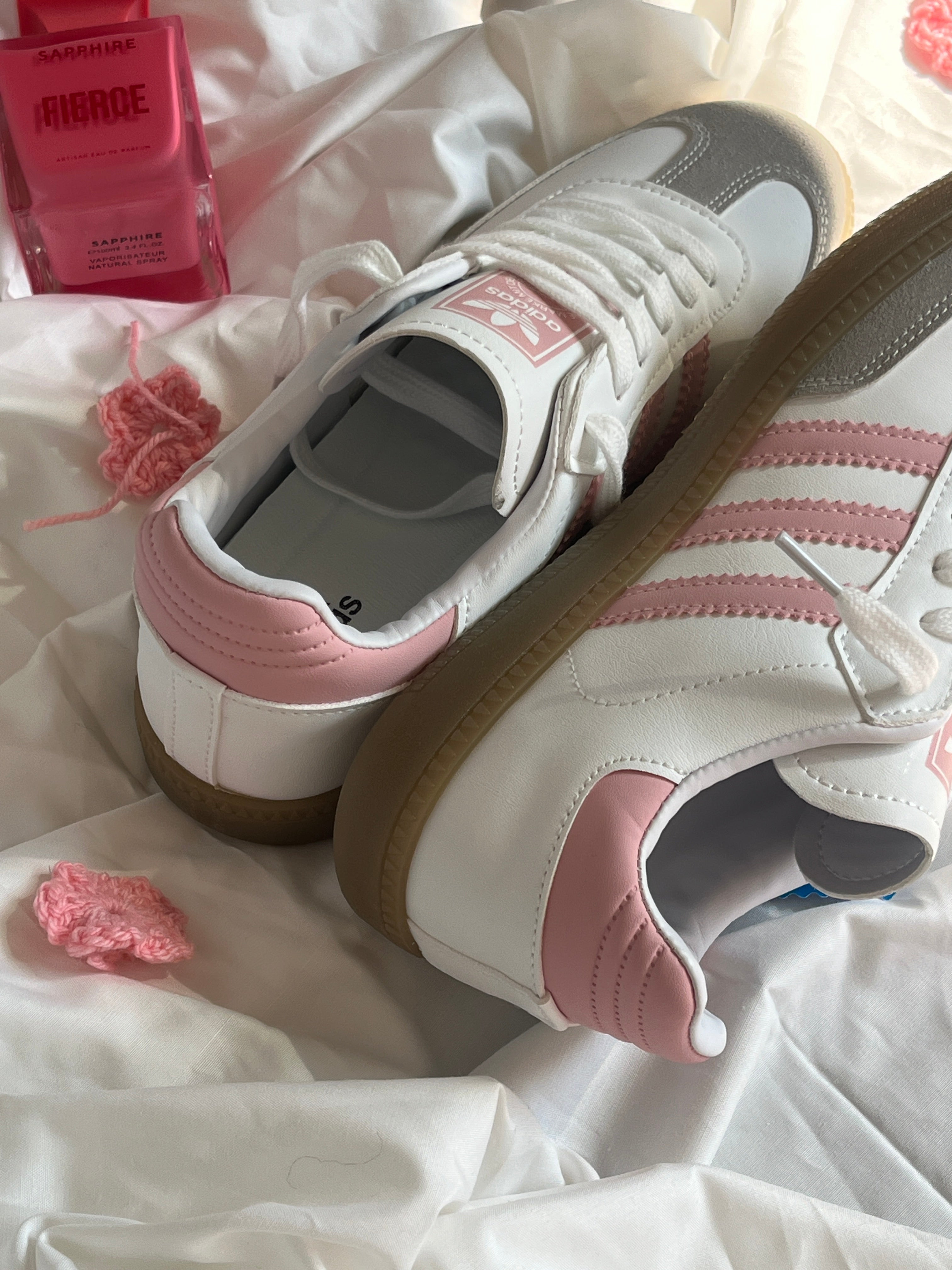 SAMBAS - White / Pink