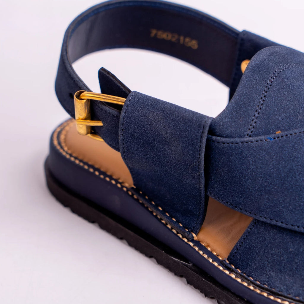 Elite Blue Peshawari Chappal