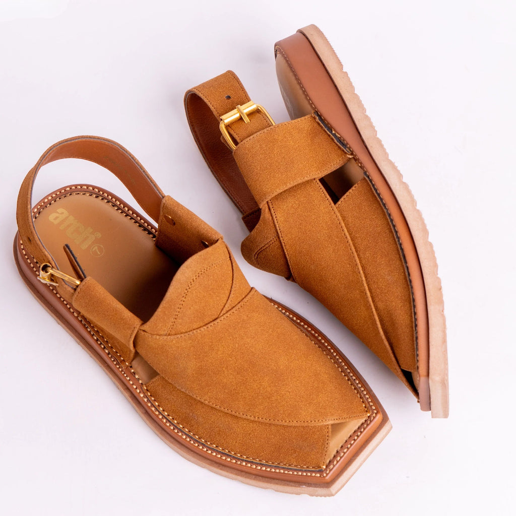 Elite Mustard Peshawari Chappal