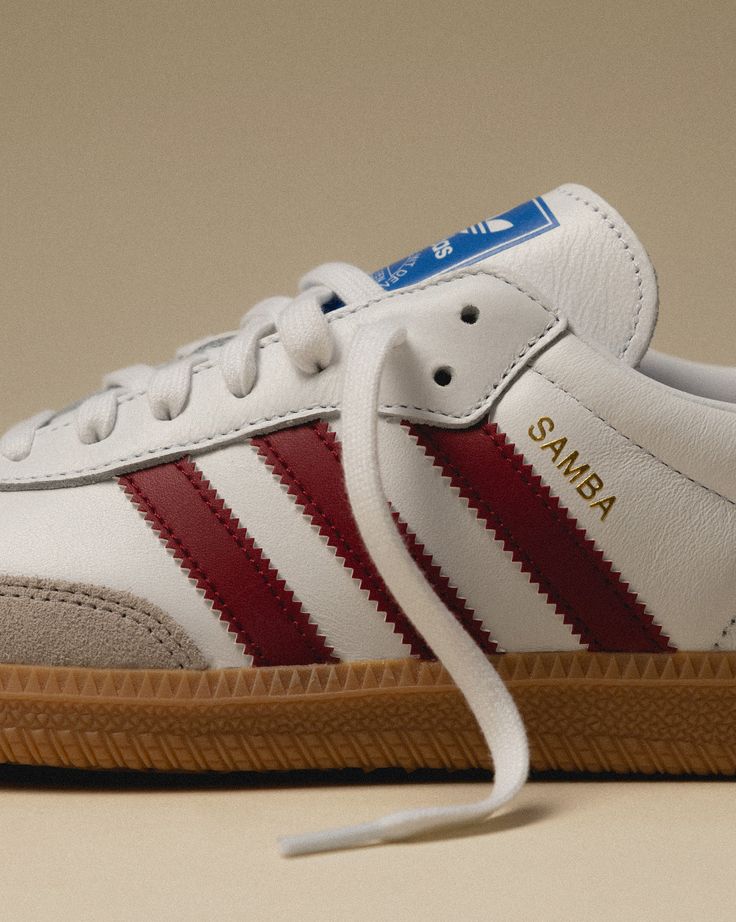 Adidas SAMBAS - White/Maroon