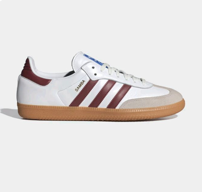 Adidas SAMBAS - White/Maroon