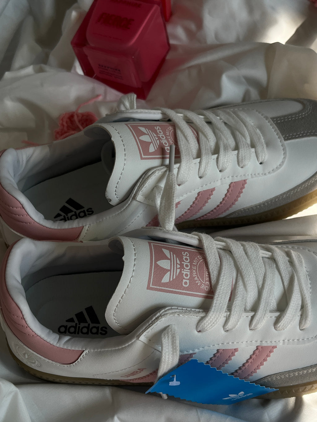 SAMBAS - White / Pink