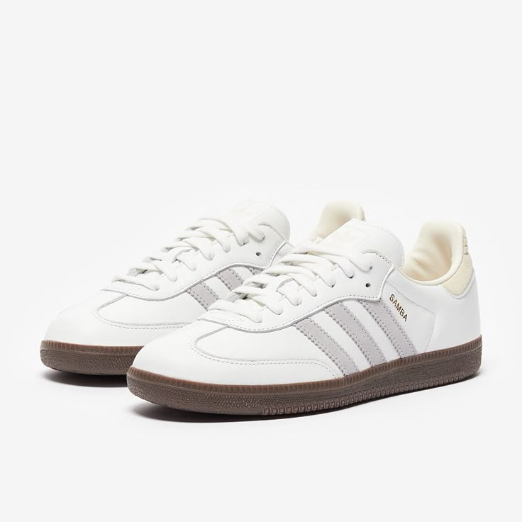 Adidas Samba- White / Gray